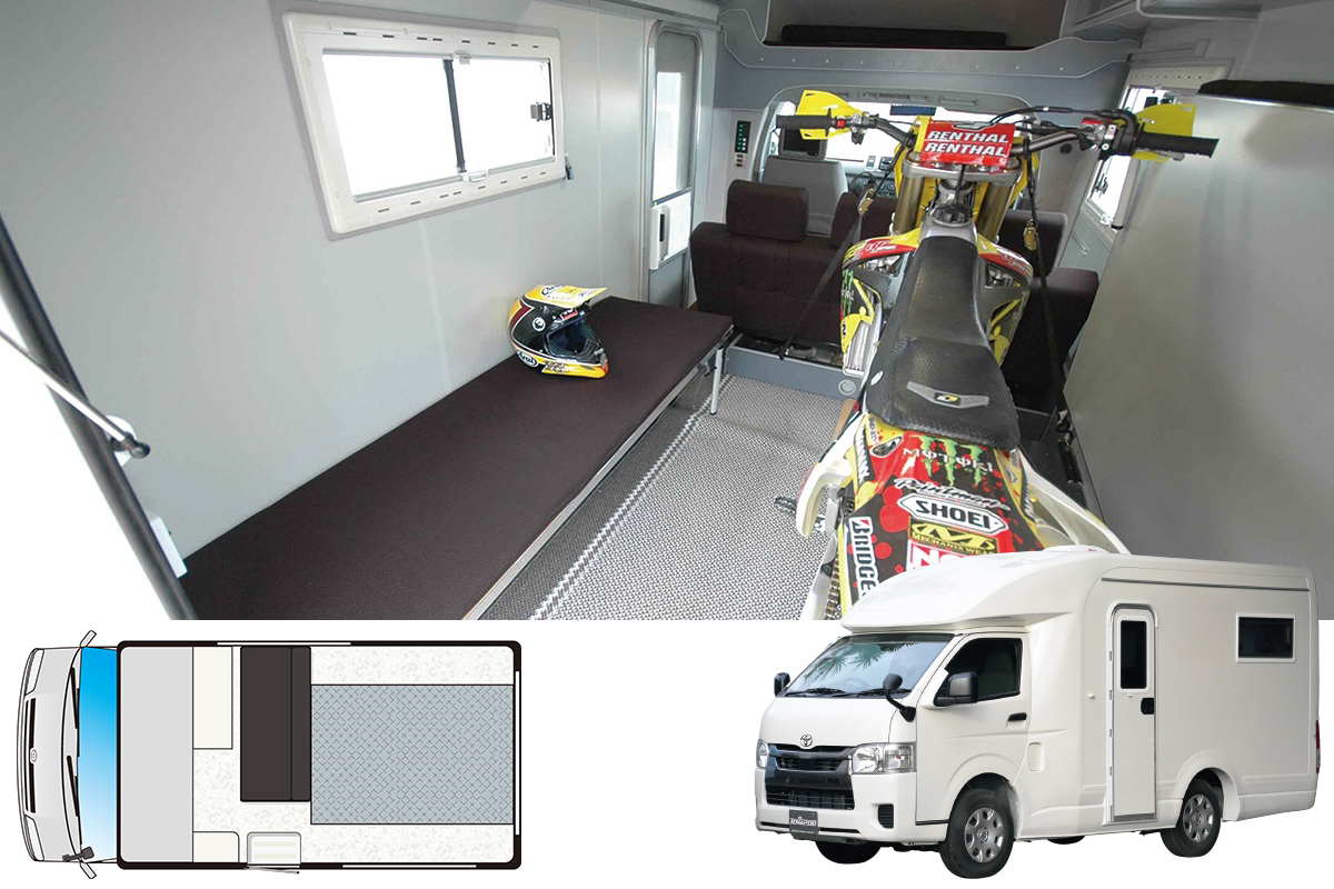 セキソーボディ｜トム 200トランポ｜AUTO CAMPER（オートキャンパー）